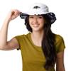 FOCO Baltimore Ravens NFL Womens White Hybrid Boonie Hat view 2