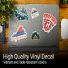 Personalized Customizable Auburn Tigers Vinyl Decal Sticker Custom Name Officially Licensed Collegiate Product view 2
