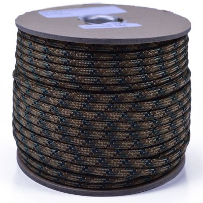 35+ Camo Pattern of Parachute 550 Cord Type III 7 Strand Paracord - Tri-Color Camo (250 Foot Spool)