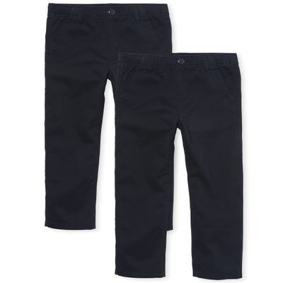 The Children's PlaceThe Children's Place Boys Stretch Skinny Chino Pants3 packFlax/New Navy/Black4