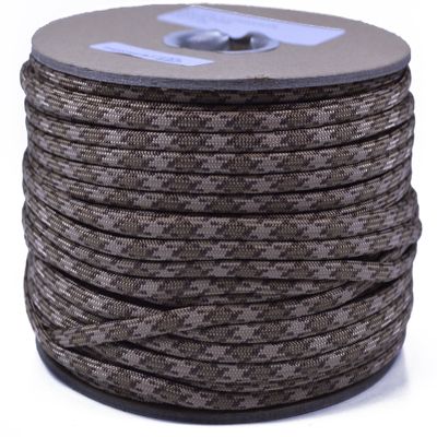 35+ Camo Pattern of Parachute 550 Cord Type III 7 Strand Paracord - Brown Camo (250 Foot Spool)