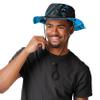 Carolina Panthers NFL Cropped Big Logo Hybrid Boonie Hat view 2