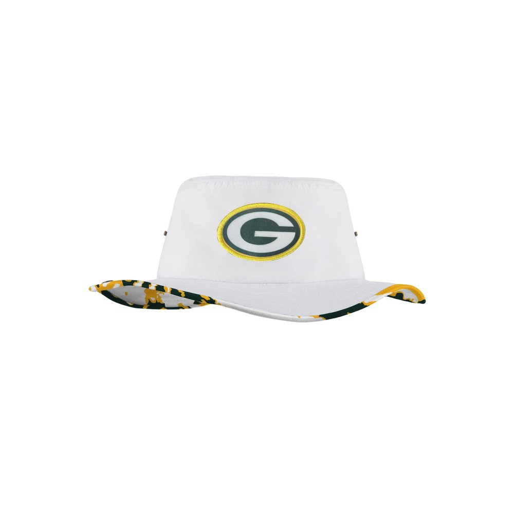 FOCO Green Bay Packers NFL Womens White Hybrid Boonie Hat