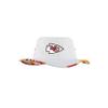 FOCO Kansas City Chiefs NFL Womens White Hybrid Boonie Hat view 1