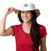 FOCO Kansas City Chiefs NFL Womens White Hybrid Boonie Hat view 2