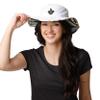 FOCO New Orleans Saints NFL Womens White Hybrid Boonie Hat view 2