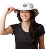 FOCO Pittsburgh Steelers NFL Womens White Hybrid Boonie Hat view 2