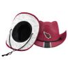 Arizona Cardinals NFL Team Stripe Cowboy Hat view 1