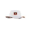 FOCO Cincinnati Bengals NFL Womens White Hybrid Boonie Hat view 1