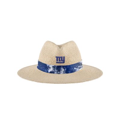 FOCO New York Giants NFL Womens Tie Dye Ribbon Straw Hat