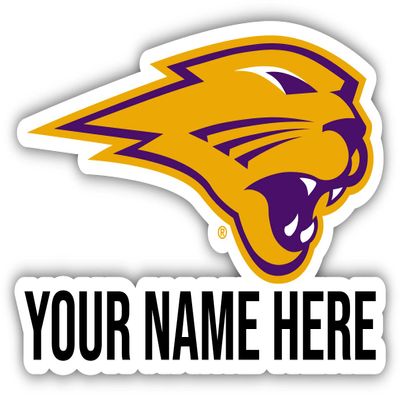 Personalized Customizable Northern Iowa Panthers Vinyl Decal Sticker Custom Name Officially Licensed Collegiate Product