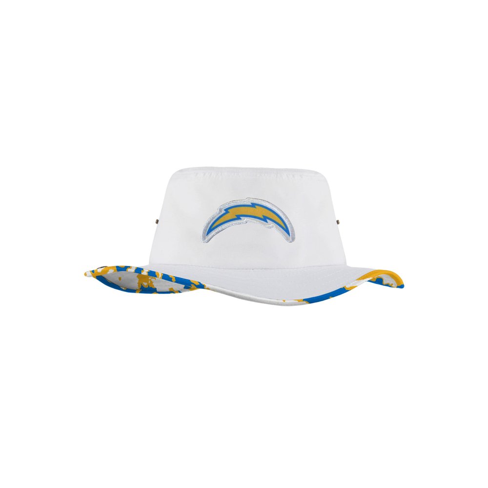 FOCO Los Angeles Chargers NFL Womens White Hybrid Boonie Hat