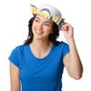 FOCO Los Angeles Chargers NFL Womens White Hybrid Boonie Hat view 3