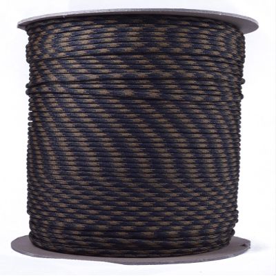 35+ Camo Pattern of Parachute 550 Cord Type III 7 Strand Paracord - Tactical Camo (1000 Foot Spool)