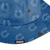 FOCO Indianapolis Colts NFL Womens Mini Print Hybrid Boonie Hat view 3