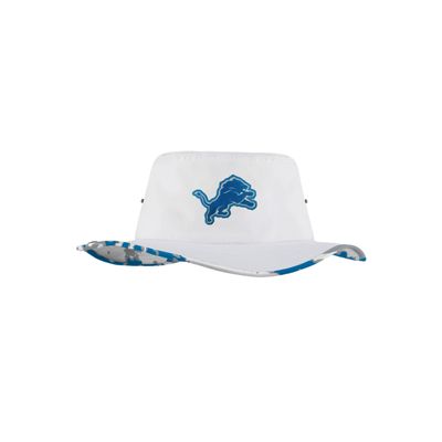 FOCO Detroit Lions NFL Womens White Hybrid Boonie Hat