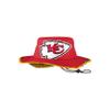 FOCO Kansas City Chiefs NFL Cropped Big Logo Hybrid Boonie Hat view 1
