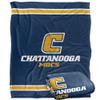 University of Tennessee at Chattanooga Bulldogs Blanket, 50"X60", Primary Logo Stripes, Silky Touch Super Soft Throw view 1