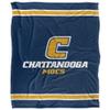 University of Tennessee at Chattanooga Bulldogs Blanket, 50"X60", Primary Logo Stripes, Silky Touch Super Soft Throw view 2