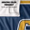 University of Tennessee at Chattanooga Bulldogs Blanket, 50"X60", Primary Logo Stripes, Silky Touch Super Soft Throw view 4