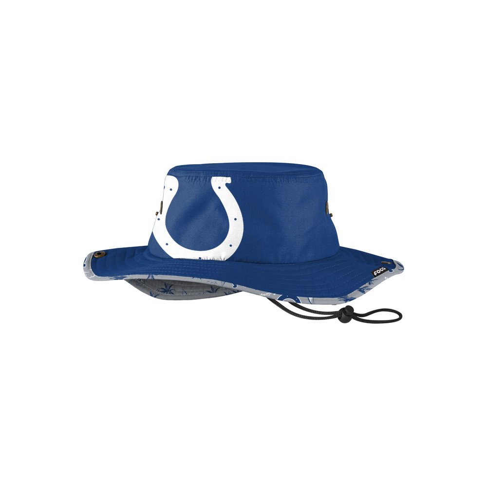 FOCO Indianapolis Colts NFL Cropped Big Logo Hybrid Boonie Hat