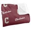 College of Charleston Cougars Blanket, 36"x58" Logo Pattern, Silky Touch Super Soft Throw view 3