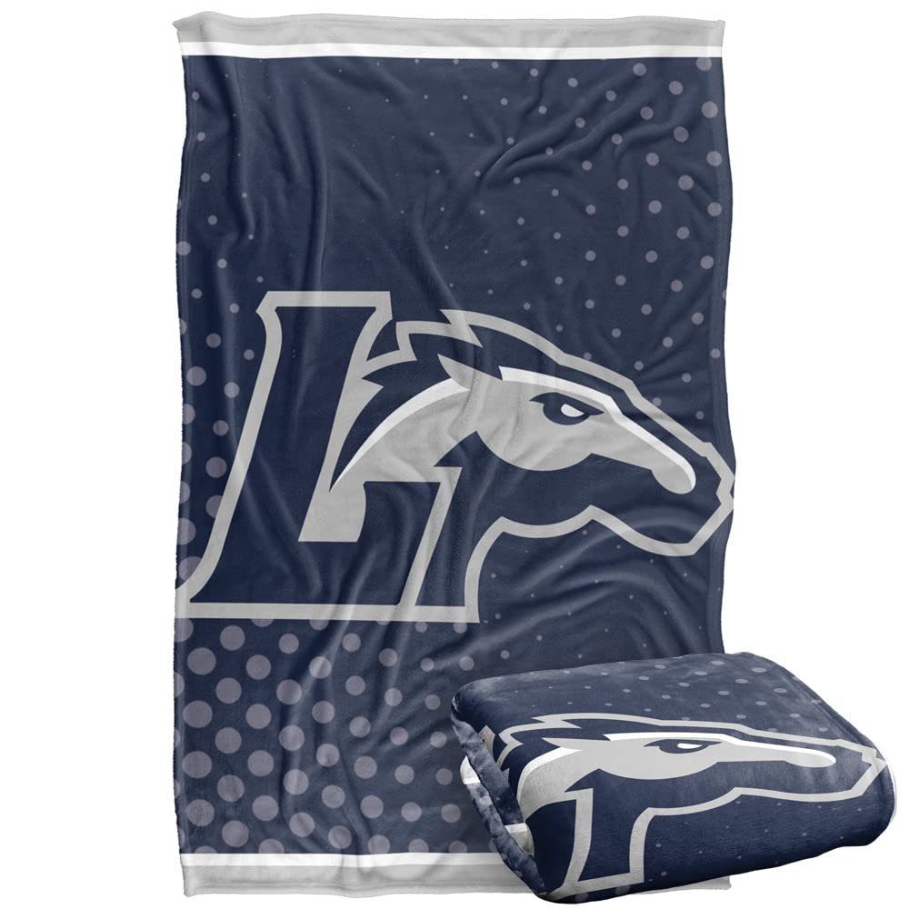 Longwood University Lancers Blanket, 36"x58" Logo Dots, Silky Touch Super Soft Throw