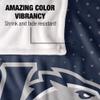 Longwood University Lancers Blanket, 36"x58" Logo Dots, Silky Touch Super Soft Throw view 4
