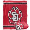 University of South Dakota Coyotes Blanket, 50"X60", Primary Logo Stripes, Silky Touch Super Soft Throw view 1