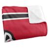University of South Dakota Coyotes Blanket, 50"X60", Primary Logo Stripes, Silky Touch Super Soft Throw view 3