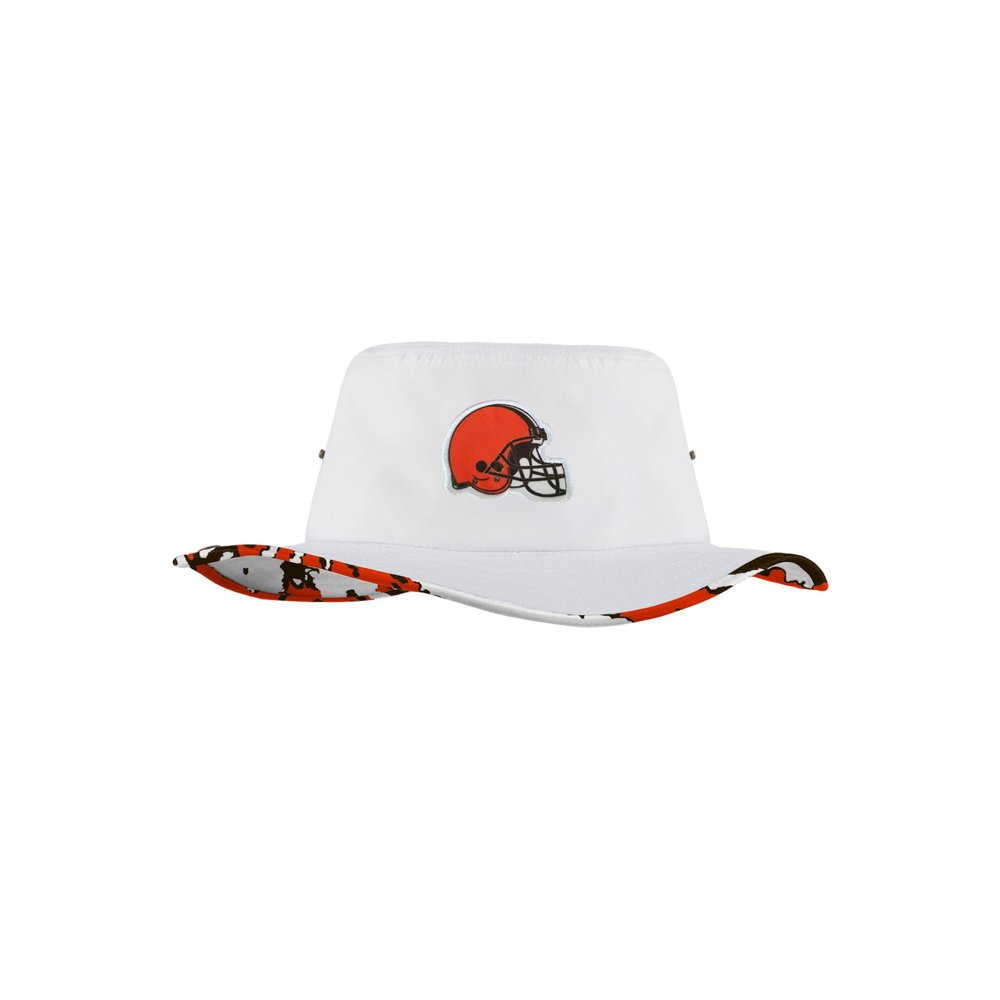 FOCO Cleveland Browns NFL Womens White Hybrid Boonie Hat