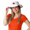 FOCO Cleveland Browns NFL Womens White Hybrid Boonie Hat view 2