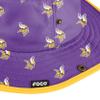 FOCO Minnesota Vikings NFL Womens Mini Print Hybrid Boonie Hat view 3