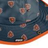 FOCO Chicago Bears NFL Womens Mini Print Hybrid Boonie Hat view 3