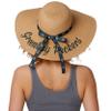 FOCO Green Bay Packers NFL Womens Wordmark Beach Straw Hat view 4