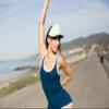Women's UPF 50+ UV Protection Wide Brim Beach Sun and Sport Visor Hat Mint Green view 2