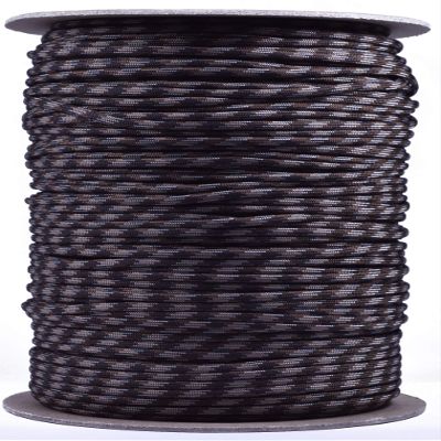 35+ Camo Pattern of Parachute 550 Cord Type III 7 Strand Paracord - Brown Camo (1000 Foot Spool)