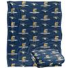 University of Tennessee at Chattanooga Bulldogs Blanket, 50"X60", Logo Pattern, Silky Touch Super Soft Throw view 1