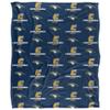 University of Tennessee at Chattanooga Bulldogs Blanket, 50"X60", Logo Pattern, Silky Touch Super Soft Throw view 2