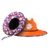 Clemson Tigers NCAA Team Color Straw Hat view 1