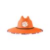 Clemson Tigers NCAA Team Color Straw Hat view 2