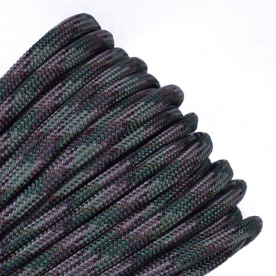 35+ Camo Pattern of Parachute 550 Cord Type III 7 Strand Paracord - Dark Multicam (50 Feet)