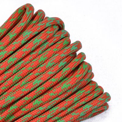 35+ Camo Pattern of Parachute 550 Cord Type III 7 Strand Paracord - Neon Green & Orange Camo (50 Feet)