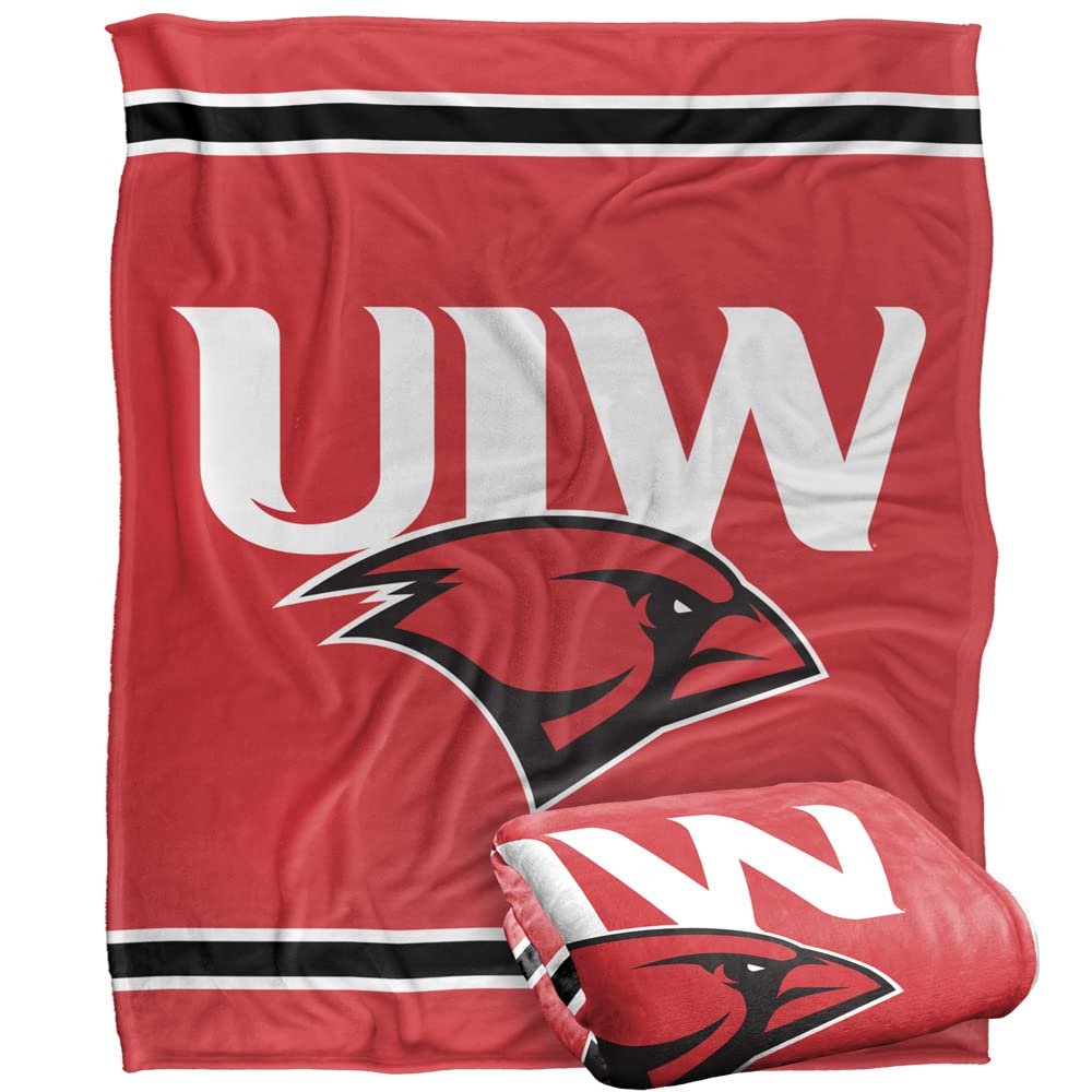 University of The Incarnate Word Bulldogs Blanket, 50"X60", Primary Logo Stripes, Silky Touch Super Soft Throw