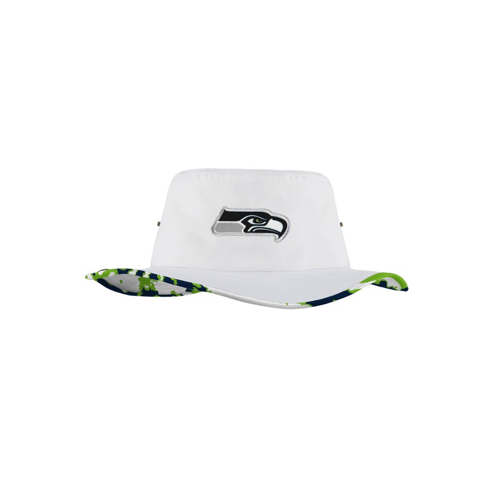 FOCO Seattle Seahawks NFL Womens White Hybrid Boonie Hat