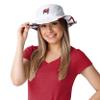FOCO Tampa Bay Buccaneers NFL Womens White Hybrid Boonie Hat view 2