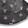 FOCO Las Vegas Raiders NFL Womens Mini Print Hybrid Boonie Hat view 3