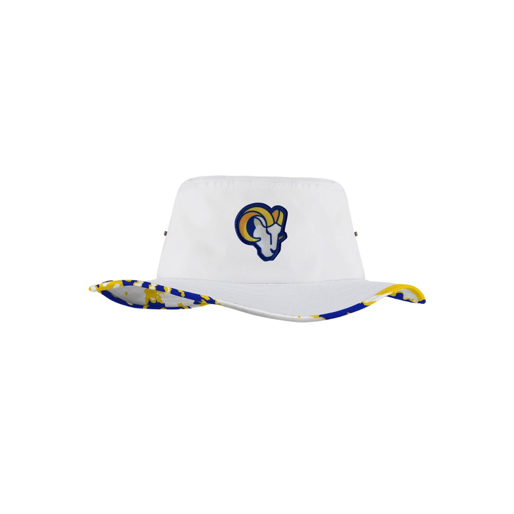 FOCO Los Angeles Rams NFL Womens White Hybrid Boonie Hat
