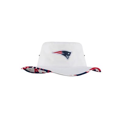 FOCO New England Patriots NFL Womens White Hybrid Boonie Hat
