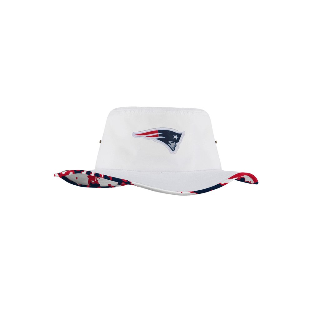 FOCO New England Patriots NFL Womens White Hybrid Boonie Hat